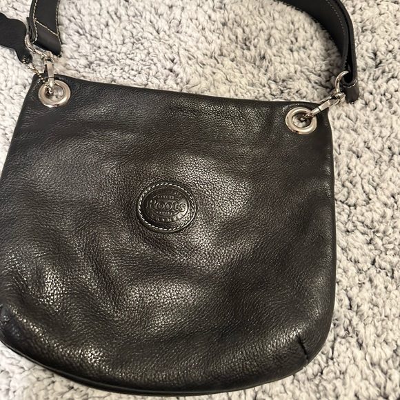 Roots black leather crossbody bag - Picture 3 of 7